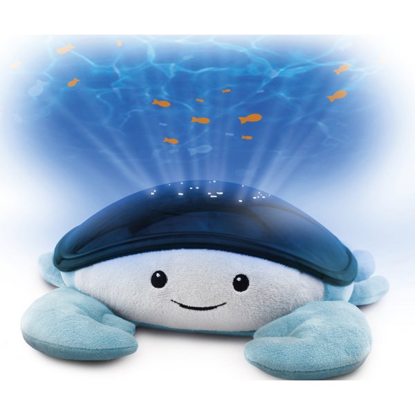 Zazu Cody Κάβουρας βρεφικός προβολέας με κινούμενα ψαράκια & λευκούς ήχους ωκεανού