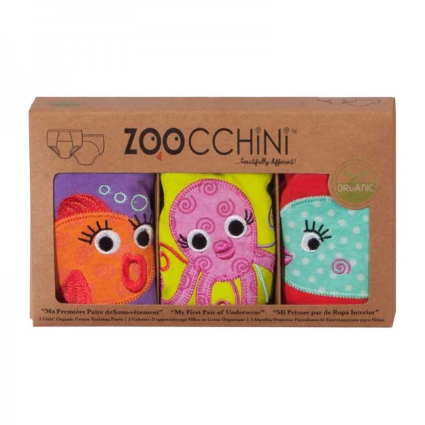 Zoocchini Εκπαιδευτικά Εσώρουχα Ocean Friends 3τμχ 3-4 ετών