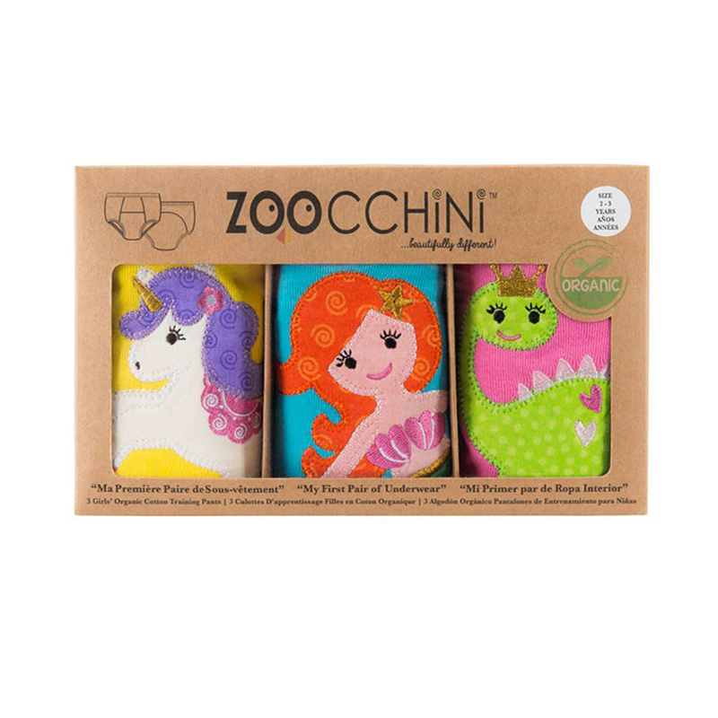 Zoocchini Εκπαιδευτικά Εσώρουχα Fairytales 3τμχ 3-4 ετών