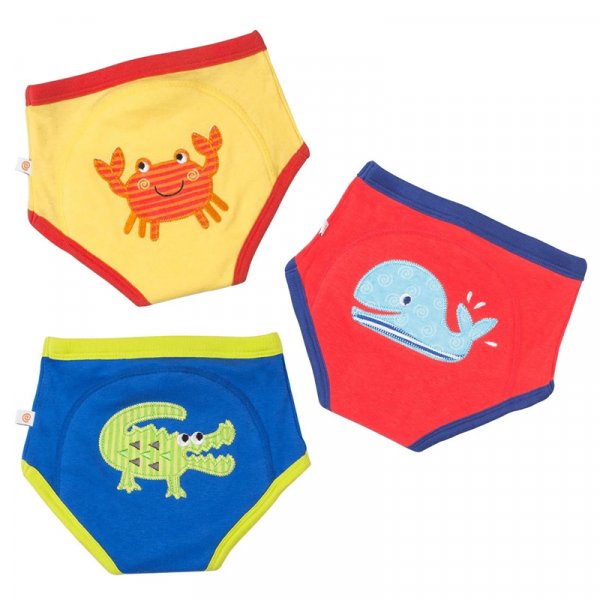 Zoocchini Εκπαιδευτικά Εσώρουχα Ocean Friends 3τμχ 2-3 ετών