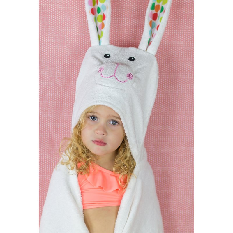 Zoocchini Παιδική Πετσέτα με Κουκούλα Bella the Bunny