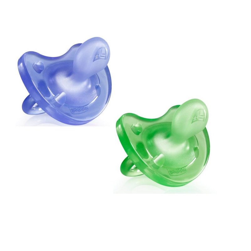 Chicco Πιπίλα όλο Σιλικόνη χρωματιστή 6-16 m