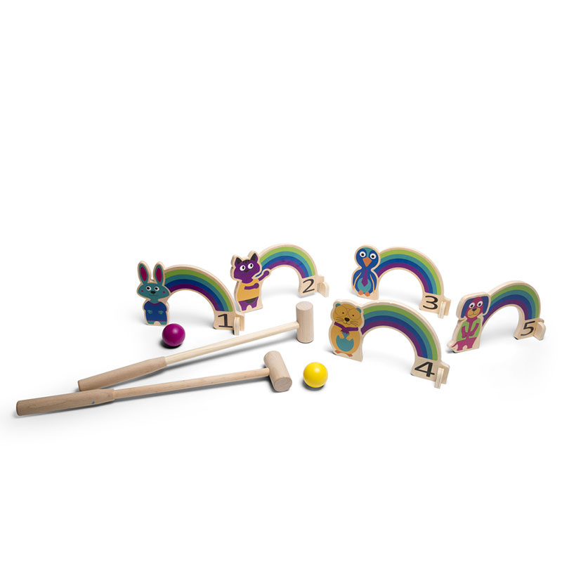 Bs Toys Rainbow Croquet (Κροκέ)