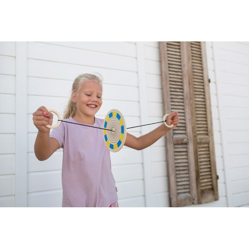 Bs Toys – Ξύλινος Χρωματιστός Τροχός