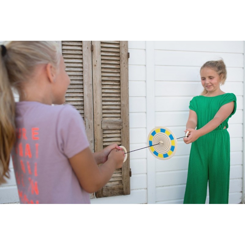 Bs Toys – Ξύλινος Χρωματιστός Τροχός