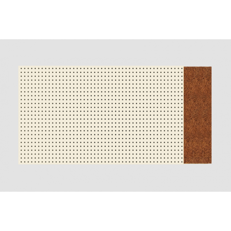 Grecostrom στρώμα παρκοκρέβατου Ερατώ κοκοφοίνικας latex με ύφασμα αντιβακτηριδιακό ελαστικό 60 x 120 cm