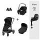 Maxi-Cosi Σύστημα μεταφοράς Oxford Essential Black με Pebble 360 & δώρο βάση isofix 