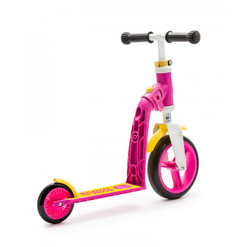Highwaybaby παιδικό ποδήλατο ισορροπίας πατίνι 2 σε 1 Pink/Yellow