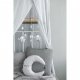 Jabadabado  Bed canopy light grey Κουνουπιέρα Γκρί