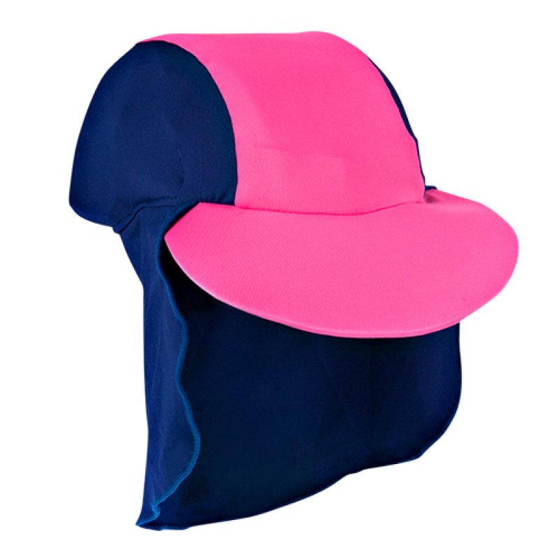 Jakabel παιδικό καπέλο ηλίου pink/navy UV50+ 2-6 ετών  