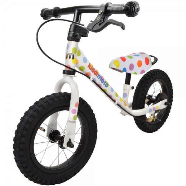 Kiddimoto ποδήλατο ισορροπίας super junior max pastel dotty με φρένο