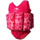 Konfidence Σωσίβιο - ολόσωμο μαγιό Floatsuit Pink Hibiscus 12-24  μηνών