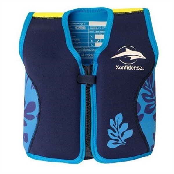 Konfidence Σωσίβιο - γιλέκο Original Jacket Navy Palm 18-36 μηνών