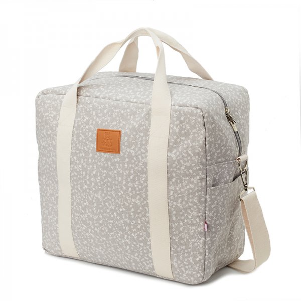 My Bags family bag flowers τσάντα για όλη την οικογένεια light grey