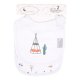 Interbaby σαλιάρα με velcro σετ 2 τεμ cabanas blanco 