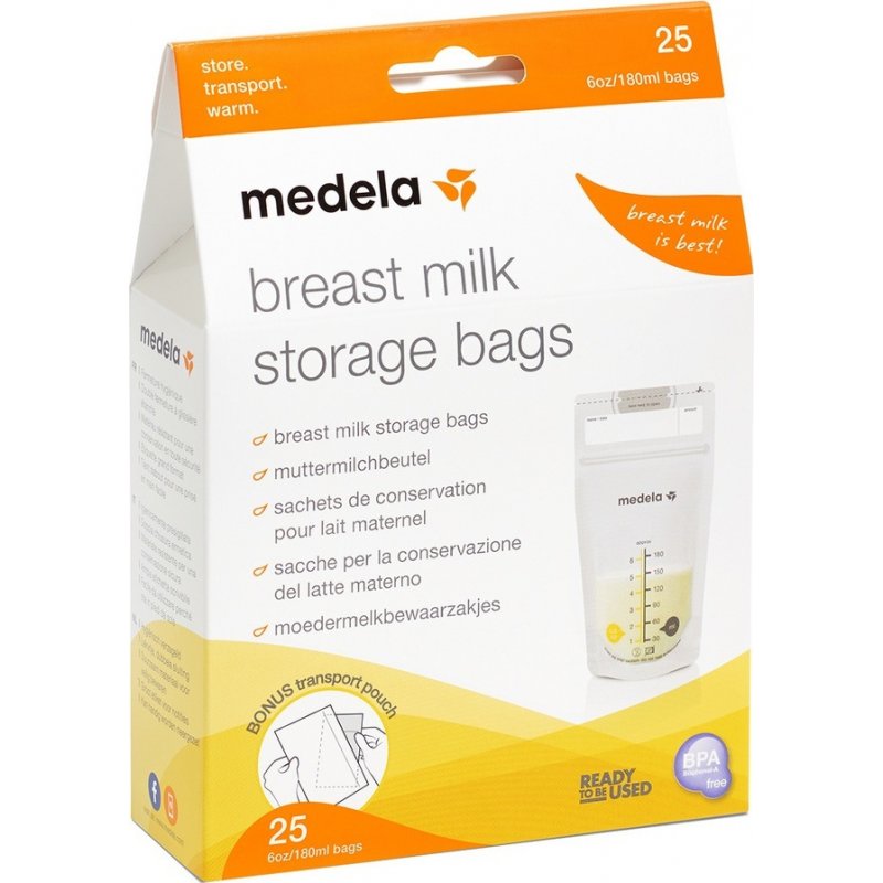 Medela σακουλάκια αποθήκευσης μητρικού γάλακτος 25τμχ