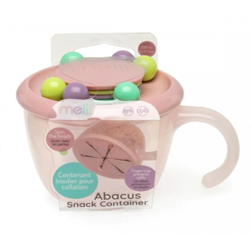 Melii – Snack Container Abacus Pink