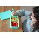 Melii – Bento Σιλικόνης 2 Θέσεων 700ml Blue/Mint