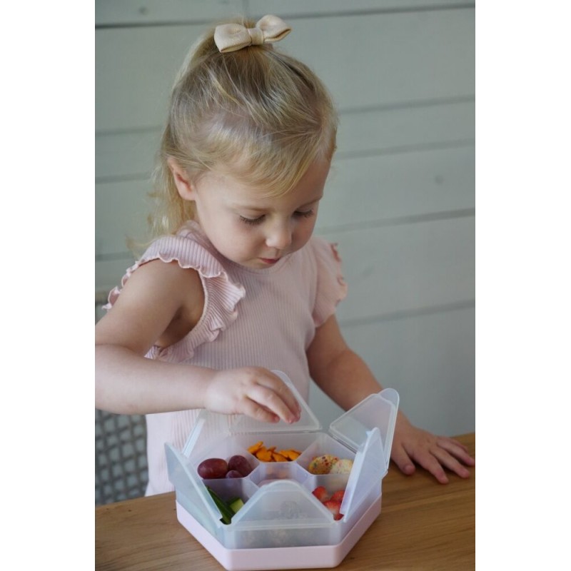 Melii – Snackle Box Hexagon Pink