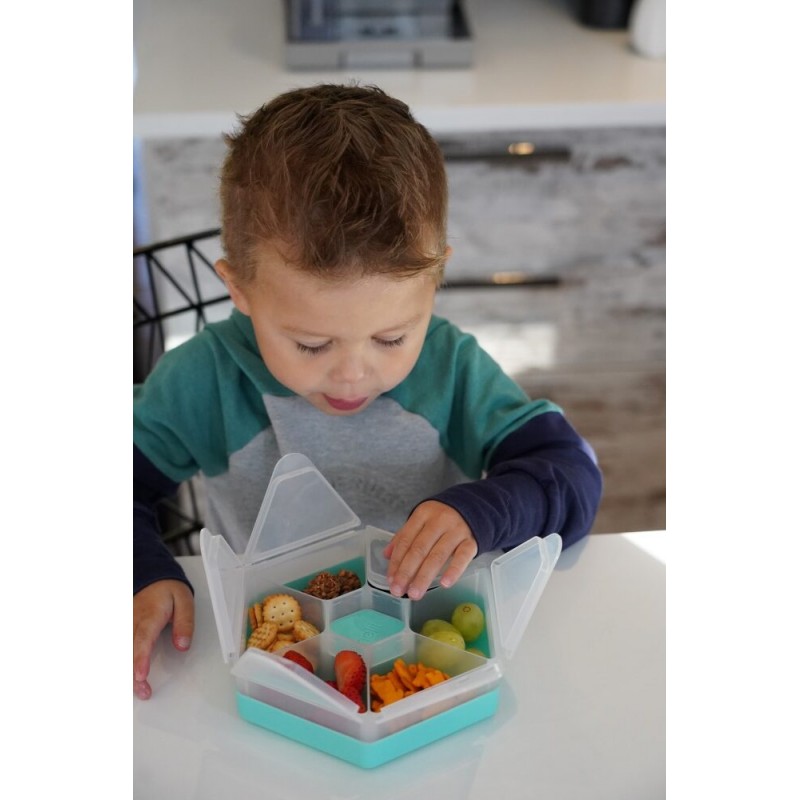 Melii – Snackle Box Hexagon Blue