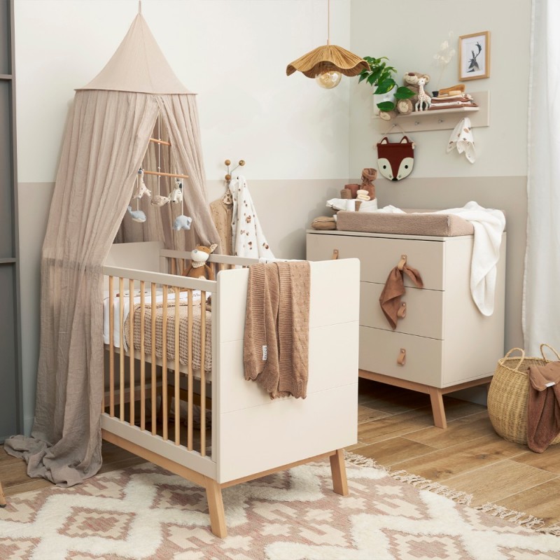 Meyco Σετ 3 Απορροφητικές Λαβέτες/Μουσελίνες Forest Animals Toffee – 30x30cm