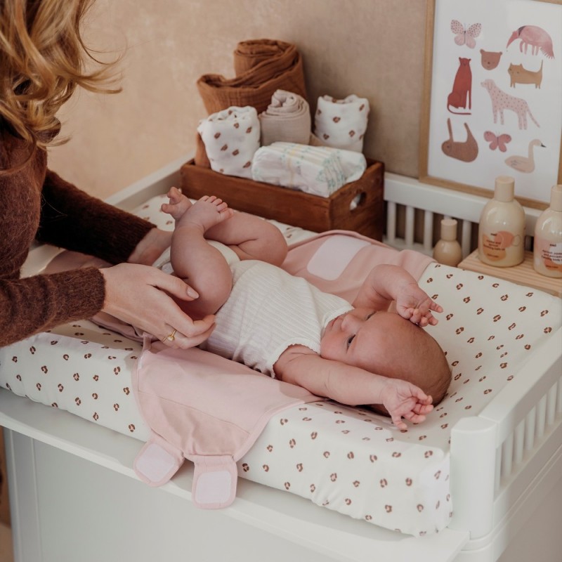 Meyco 2 Pack Swaddle Mini Panther Soft Pink 0-3 μηνών