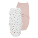 Meyco 2 Pack Swaddle Mini Panther Soft Pink 0-3 μηνών