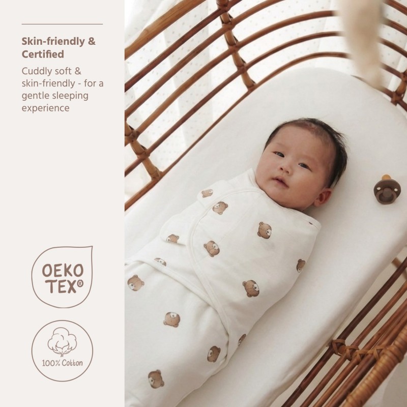 Meyco Swaddle Bear Multicolor 0-3 μηνών