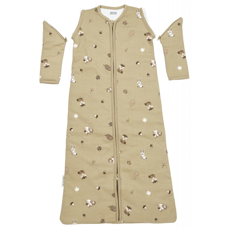 Meyco Baby Animal Υπνόσακος 4 εποχές Beige (6 μηνών – 3 ετών)