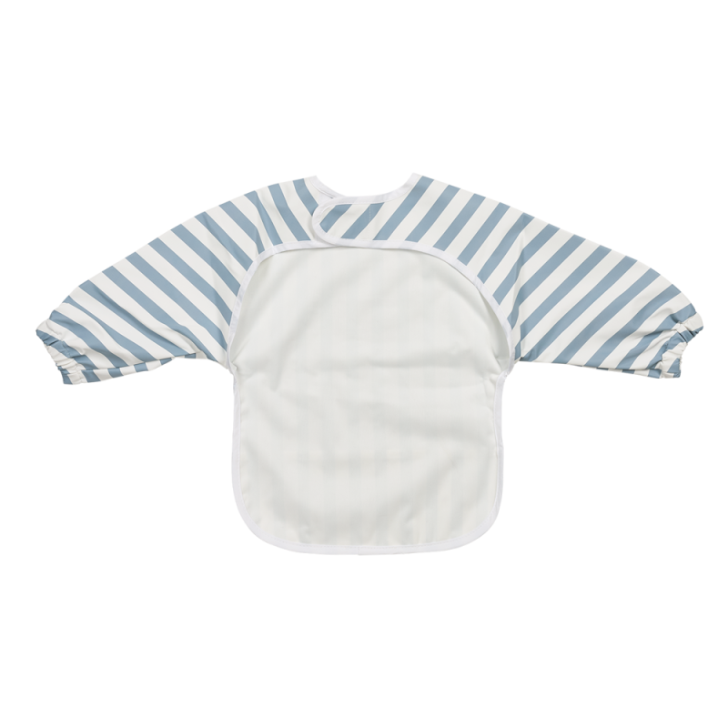 Meyco Σαλιάρα με Μανίκια Fat Stripe Jeans Blue