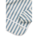 Meyco Σαλιάρα με Μανίκια Fat Stripe Jeans Blue