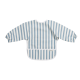 Meyco Σαλιάρα με Μανίκια Fat Stripe Jeans Blue