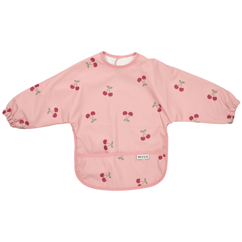 Meyco Σαλιάρα με Μανίκια Cherry Soft Rose