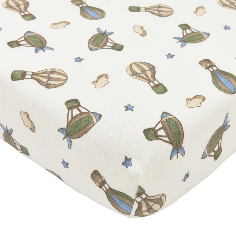 Meyco Σεντόνι με Λάστιχο Jersey Air Balloons Multicolour 70×140/150cm