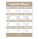 Meyco swaddle multicolour 2τεμ  0-3 μηνών