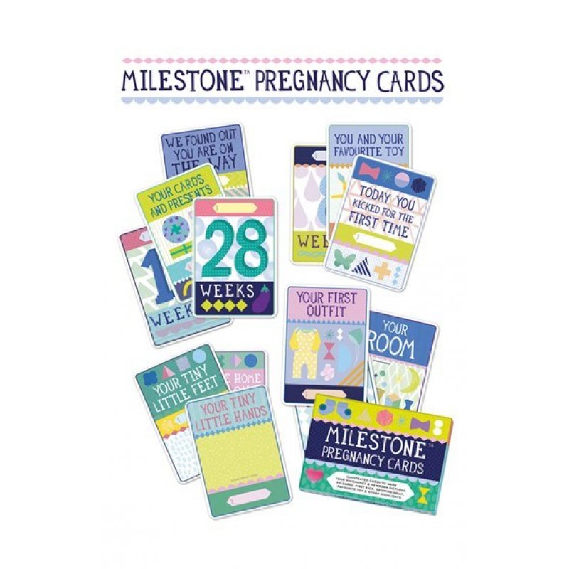 Milestone cards Φωτο-κάρτες για το νεογέννητο  στα αγγλικά 