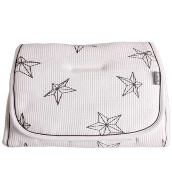 Minene κάλυμμα για το καρότσι και το κάθισμα αυτοκινήτου pique 3d stars