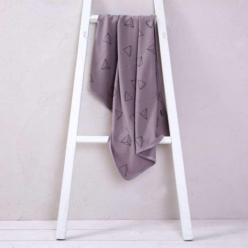 Minene Πικέ Κουβέρτα 3D Dark Grey