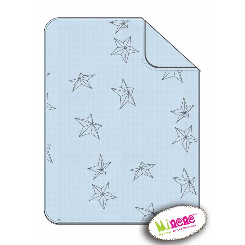 Minene Πικέ Κουβέρτα 3D Dark Grey