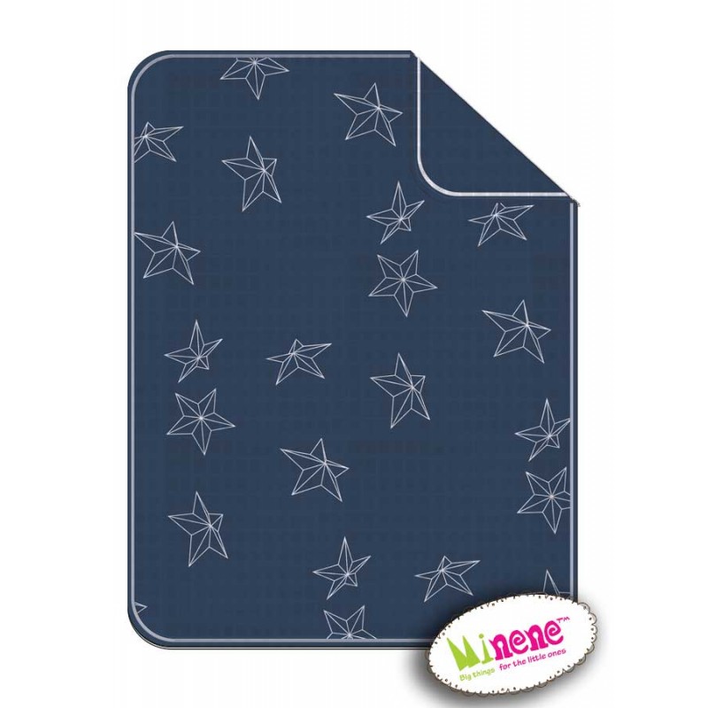 Minene Πικέ Κουβέρτα 3D Dark Grey