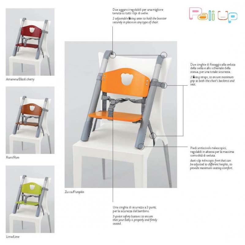 Pali Up Booster Seat Lime