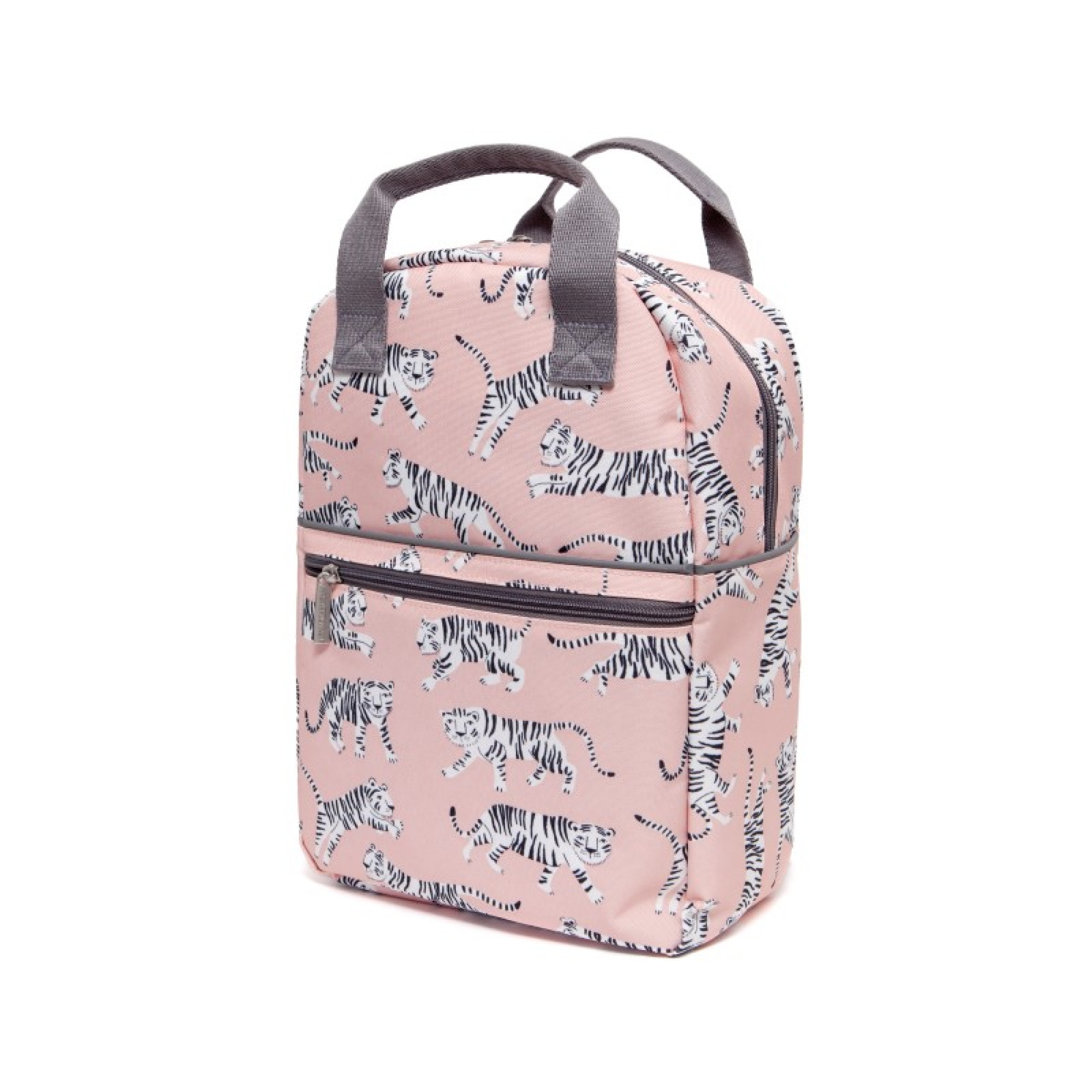 Petit Monkey Παιδική Τσάντα Πλάτης Backpack Tigers White
