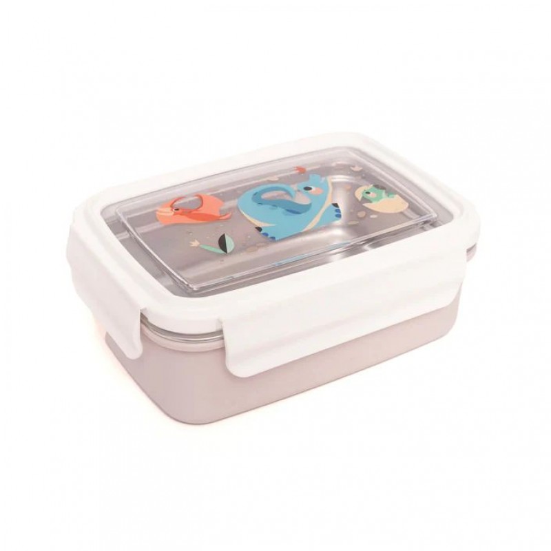 Petit Monkey Φαγητοδοχείο Lunch Box Bento Dinosaur