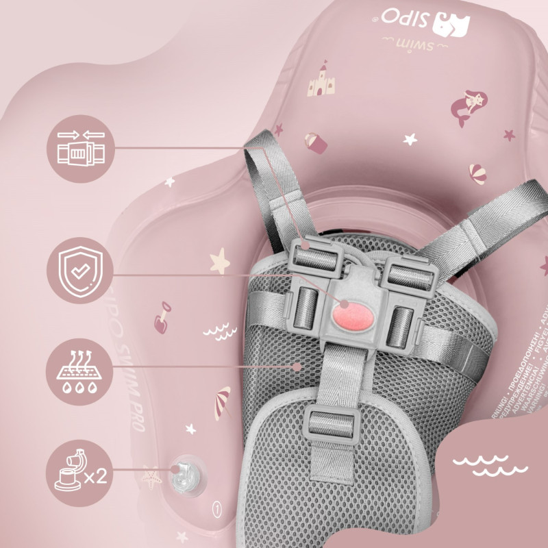 Swimpro Βρεφικό Σωσίβιο Pink (6-36 μηνών)