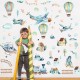 Sipo Wall Stickers Airplanes