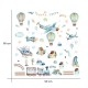 Sipo Wall Stickers Airplanes