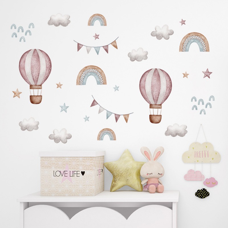 Sipo Wall Sticker Αυτοκόλλητα Για Τον Τοίχο Balloons