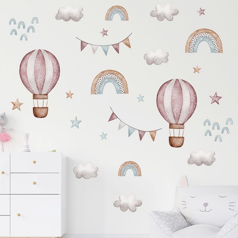 Sipo Wall Sticker Αυτοκόλλητα Για Τον Τοίχο Balloons