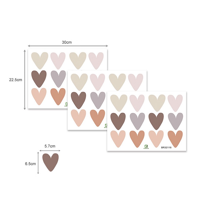 Sipo wall stickers Boho Hearts