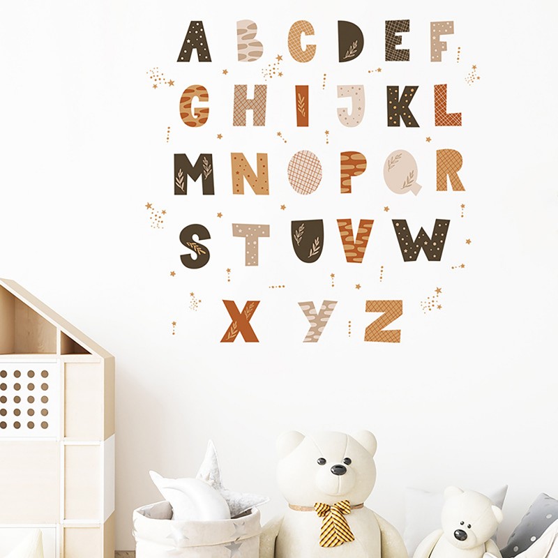 Sipo wall stickers Boho Alphabet